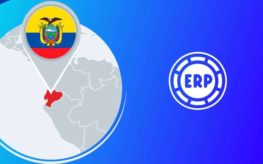 En la imagen se ve un ERP de Ecuador.