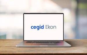 En la imagen se ve el logo de cegid ekon