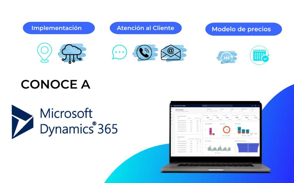 En la imagen se ve la interfaz del ERP Microsoft Dynamics 365, uno de los ERP más usados en Chile.